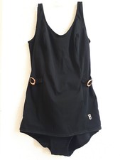 OLUBA Vintage Badeanzug Gr. 50 (ca.40/42 M/L) Schwarz RETRO Rockabilly Pin-up