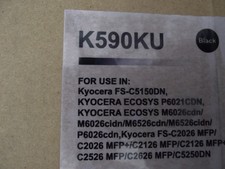Laser Toner Cartridge K590KU Black for use Kyocera usw. Tonerkassette NEU