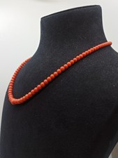 Wunderschöne antike Korallen-Kette | 585 Goldverschluss