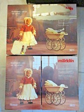 Märklin 1611 Kindertraum- wie vor 100 Jahren Puppe + Wagen H.Ott OVP Zertifikat