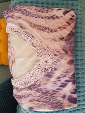 little rose nachtwäsche Nachthemd XXL Blumig Rosatöne schöne Spitze 54/56