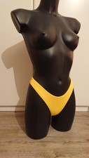 BIKINI UNTERTEIL STRING TANGA GRÖSSE S GELB