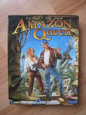 Flight of the Amazon Queen (1995) Amiga 500 Big Box 3,5"-Disketten KOMPLETT!