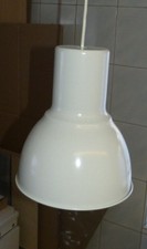 Ikea Hektar Lampe Hängelampe weiß TOP 23 cm, LED Leuchtmittel ist dabei.