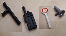 Playmobil Ersatzteile Polizei Einsatz Funkgerät Schlagstock Megafon Haltekelle 
