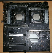 JGINYUE X99 Dual CPU Motherboard LGA 2011-3 + 2x Xeon E5-2690 V3 + 64GB RAM