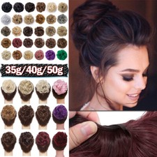Lockig Messy Dutt Haarverlängerung Dick Scrunchie Haarteil Bun Hair Extensions