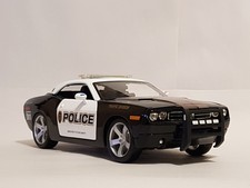 Maßstab 1:18 2006 Dodge Challenger Hemi V8 US Polizei Auto Druckguss Modell 