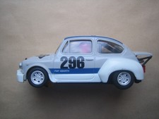 Slotcar Reprotec carrera Fiat Abarth 296 made in Spain Farbe grau Sportwagen