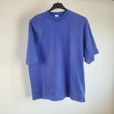 Ascot Herren Unterzieh T-Shirt Kurzarm Rundhals Blau Größe S/ 48