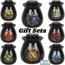 Anne Stokes Drachen der Sabbat Wachs Schmelzen Wärmer Ölbrenner Geschenkeset Geschenk Sets