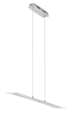 LED Pendelleuchte Briloner 4404-018 Hängelampe Chrom Glas Esszimmer 16 Watt