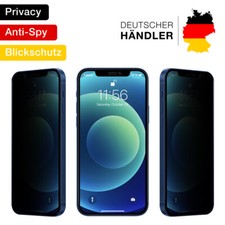 Blickschutz Panzerfolie iPhone 14 13 12 11 XS XR X Pro Max Plus Sichtschutz Glas