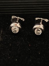 Gold 585 Ohrringe Diamanten Brillanten Weissgold 14 Karat Ohrstecker Set Neu