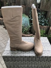 Neue Beige gefütterte Winterstiefel von Bugatti Gr.39