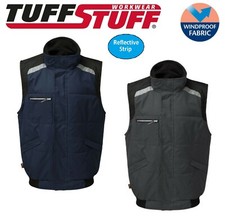 Hi Vis Viz visbility Reversible Reflektierend Fleece Gefüttert Weste Bodywarmer