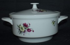 + KAHLA Suppenschüssel Schale Porzellan Blumenmuster Servierschüssel 20  x 10 cm