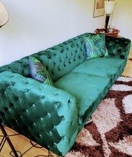 Chesterfield Sofa  Smaragd Grün