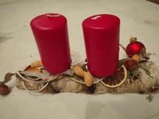 Weihnachtsdeko Weihnachtskranz Mir Zwei Kerzen