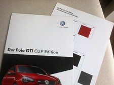 VW Volkswagen Polo GTI CUP Edition (180 PS) - Prospekt von 2007 -  mit Einleger