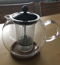 Bodum - Assam Teebereiter Teepresse Teekanne 1 l Glas mit Kunststoff Dauerfilter