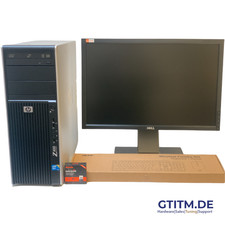 Desktop PC System HP Z400 Intel Xeon 12GB RAM Dell 21,5 Zoll Monitor WLAN