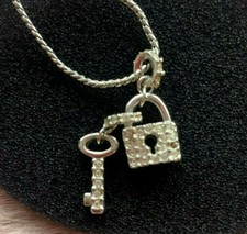Swarovski Schlüssel Schloss Halskette Schlüssel zum Herz Kette Necklace 678198