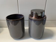 Badaccessoires Set, Seifenspender, Zahnbürstenhalter