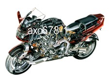 Yamaha GTS 1000 / 1995 - Bild Schnittzeichnung