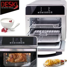 Mini Backofen Heißluft Ofen Grill Fritteuse Toast Dörr Automat 15 L Umluft Herd