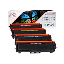 4 Toner XXL für HP CF410X Color Laserjet Pro MFP M377DW MFP M477 FDN FDW FNW