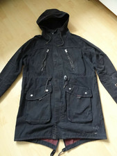 TIGHA Herren Parka Jacke Mantel schwarz Gr. XXL TOP