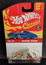 HOT WHEELS Classics Serie 1 - Scorchin' Scooter, #23/25, Goldmetallic, in OVP