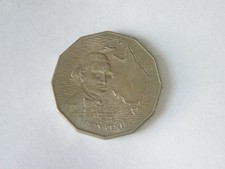 50 Cents 1970 Australia James Cook super Zustand