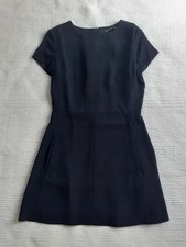 massimo dutti kleine schwarz kleid buro business gr. s 36