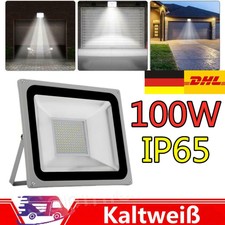 100W LED Fluter Floodlight Außenleuchte Garten Fassadenstrahler IP65 Kaltweiß