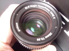 SLR Magic Hyperprime Cine II 25mm f0, 95 MFT Mount BMPCC gh4 gh4