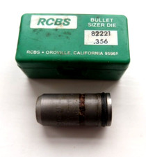RCBS BULLET SIZER DIE .356 #82221 Schmiermittel eine matische Nachladepresse