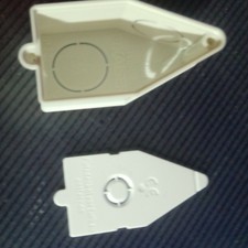 Kaiser Wandauslassdose 1048-00 Schiffchen Anschlussdose   (950285*)