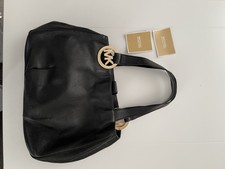 Michael Kors MK Tasche Handtasche Leder groß schwarz 