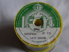 Inter Flux Lötdraht Ratio T/L 60/40 dia-0.5mm auf Spule siehe Pics.
