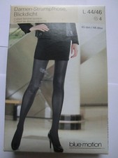 Strumpfhose blickdicht grau L 44 - 46 Aldi Blue Motion neu + OVP