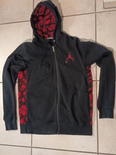Nike Air Jordan Hoodie Zipper Kapuzensweater schwarz Gr. L