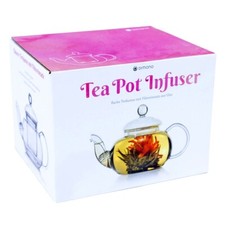 Teekanne mit Filtereinsatz XXL (1500ml) und Frühstücktablet 2 stück 