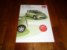 Daihatsu Sirion Prospekt 06/2005