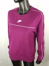NIKE DAMEN SWEATER SPORT PULLOVER RARE HOODIE TRENDY RUN DESIGN JEANS PULLI L 52