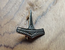 Mjölnir Anstecker aus Bronze - Brosche Viking Schildmaid Ornament Wikinger