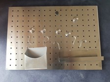 Magnettafel Memoboard Edelstahl Magnettafel Magnet Pinnwand Wandtafel 14-tlg