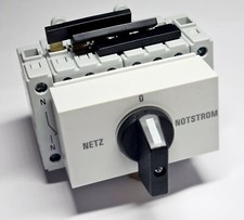 NOTSTROMUMSCHALTER LASTUMSCHALTER Sonth. Einbau 63A  32A  25A  80A 100A   Brücke