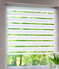 Klemmfix Doppelrollo Duo Rollo weiß Klemmrollo "My Home" 40 - 120 cm breit 